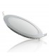 Placa de LEDs Circular ECOLINE 192mm 15W 1170Lm 30.000H Aro Color Plata