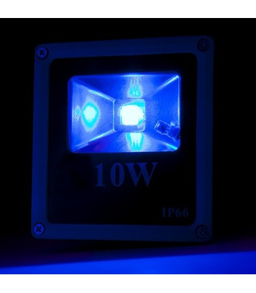 Foco Proyector de LEDs para Exterior ECOLINE 10W RGB con Mando a Distancia