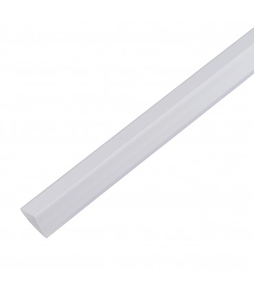 Perfíl de Policarbonato para LEDS Instalación Exterior IP68 - Difusor Opal -Tira de 2 Metros
