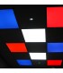Placa LEDs Rectangular RGB 595x595mm 32W 24VDC Driver/Controlador Centralizado