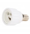 Adaptador de Casquillo E14 a GU10