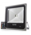 Foco Proyector de LEDs para Exterior ECOLINE 50W RGB con Mando a Distancia
