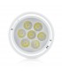 Foco Downlight de Superficie de LEDs Cuerpo Blanco 7W 700Lm 30.000H