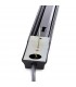 Carril para Focos de LEDs 1M Color Negro con Conector