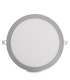 Placa de LEDs Circular ECOLINE 295m 25W 2000Lm 30.000H Aro Color Plata