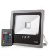 Foco Proyector de LEDs para Exterior ECOLINE 20W RGB con Mando a Distancia