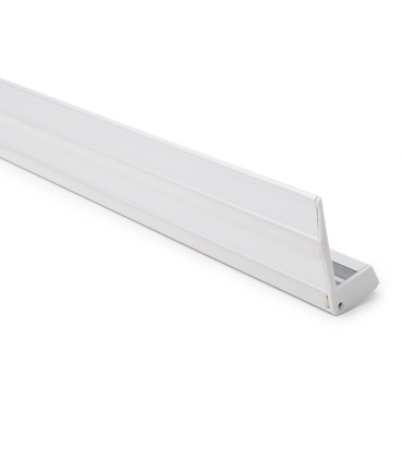 Perfíl para Iluminación Escaleras - Gomas Antideslizantes - Difusor Opal - Tira de 1 Metro