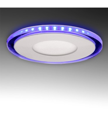 Downlight de LEDs Circular con Cristal DUO (Blanco/Azul) Ø130mm 10W 800Lm 30.000H