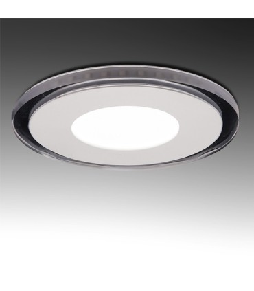 Downlight de LEDs Circular con Cristal DUO (Blanco/Azul) Ø130mm 10W 800Lm 30.000H