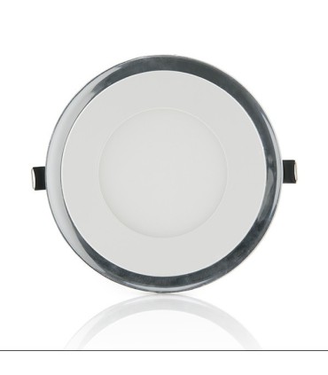 Downlight de LEDs Circular con Cristal DUO (Blanco/Azul) Ø160mm 15W 1200Lm 30.000H