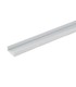 Perfíl de Aluminio para Tira de LEDs Doble - Difusor Opal - Tira de 2 Metros