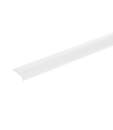 Perfíl de Aluminio para Tira de LEDs Doble - Difusor Opal - Tira de 2 Metros