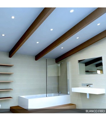 Downlight de LEDs Ø118mm 7W 500-560Lm 30.000H