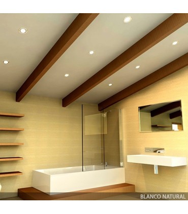 Downlight de LEDs Ø118mm 7W 500-560Lm 30.000H