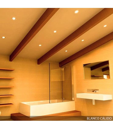 Downlight de LEDs Ø118mm 7W 500-560Lm 30.000H