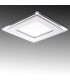 Downlight de LEDs Cuadrado con Cristal DUO (Blanco/Azul) 160x160mm 15W 1200Lm 30.000H
