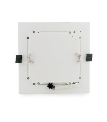 Downlight de LEDs Cuadrado con Cristal DUO (Blanco/Azul) 160x160mm 15W 1200Lm 30.000H