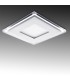 Downlight de LEDs Cuadrado con Cristal DUO (Blanco/Azul) 130x130mm 10W 800Lm 30.000H