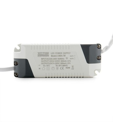 Downlight de LEDs Cuadrado con Cristal DUO (Blanco/Azul) 130x130mm 10W 800Lm 30.000H