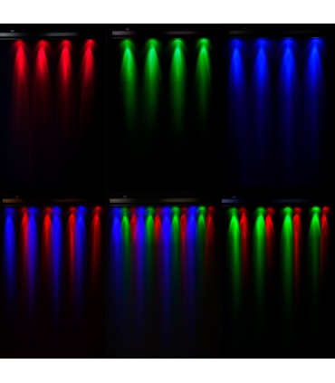 Baí±ador de Pared IP65 12W RGB con Mando a Distancia