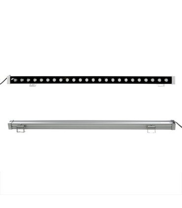 Baí±ador de Pared IP65 24W RGB con Mando a Distancia
