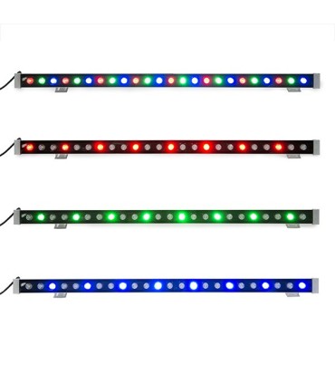 Baí±ador de Pared IP65 24W RGB con Mando a Distancia