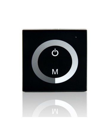 Dimmer Empotrable Táctil para Tiras de LEDs Unicolor 12-24VDC hasta 144/288W