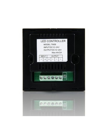 Dimmer Empotrable Táctil para Tiras de LEDs Unicolor 12-24VDC hasta 144/288W
