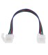 Conector para Tira de LEDs 12/24VDC SMD5050 10mm RGB  4 Vías Doble