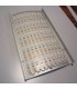 Perfíl/Luminaria de Aluminio para 10 Tiras de LEDS en Paralelo - Difusor Opal -Tira de 1 Metro