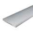 Perfíl/Luminaria de Aluminio para 10 Tiras de LEDS en Paralelo - Difusor Opal -Tira de 1 Metro