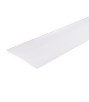 Perfíl/Luminaria de Aluminio para 10 Tiras de LEDS en Paralelo - Difusor Opal -Tira de 1 Metro