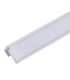 Perfíl de Aluminio para LEDS uso en Estanterías Cristal  Espesor 8mm - Tira de 2 Metros