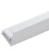 Perfíl de Aluminio para LEDS uso en Estanterías Cristal  Espesor 8mm - Tira de 2 Metros