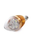 Bombilla de LEDs Vela E14 5W 12VAC/DC 400Lm 30.000H