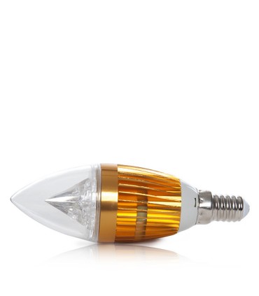 Bombilla de LEDs Vela E14 5W 12VAC/DC 400Lm 30.000H
