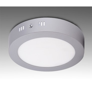 Plafón de Techo de LEDs Circular Cuerpo Cromado Ø169mm 12W 930Lm 30.000H