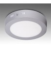 Plafón de Techo de LEDs Circular Cuerpo Cromado Ø169mm 12W 930Lm 30.000H