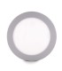 Plafón de Techo de LEDs Circular Cuerpo Cromado Ø169mm 12W 930Lm 30.000H