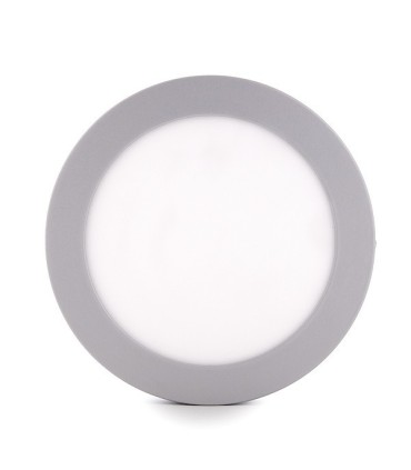 Plafón de Techo de LEDs Circular Cuerpo Cromado Ø169mm 12W 930Lm 30.000H