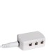 Cajetín Distribución Mini 6 Vías Cable 200Cm