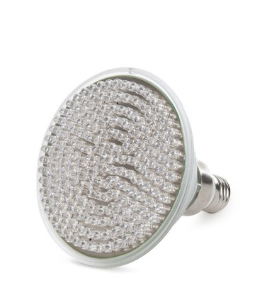 Bombilla LED Grow PAR38 E27 168 LEDs  9W Rojo/Azul 50.000H Tipo A