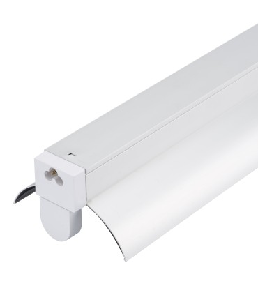 Regleta de Aluminio con Reflector para un Tubo de LEDs T8 600mm