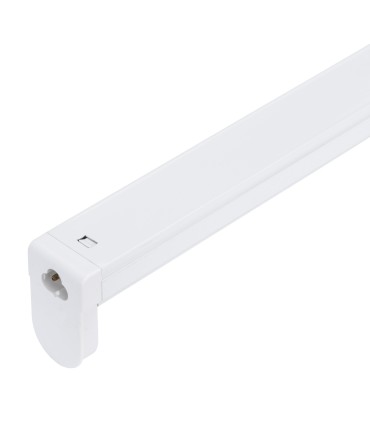 Regleta de Aluminio para un Tubo de LEDs T8 600mm