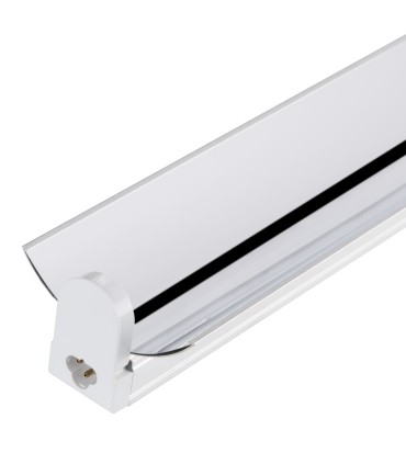 Regleta de Aluminio con Reflector para un Tubo de LEDs T8 600mm