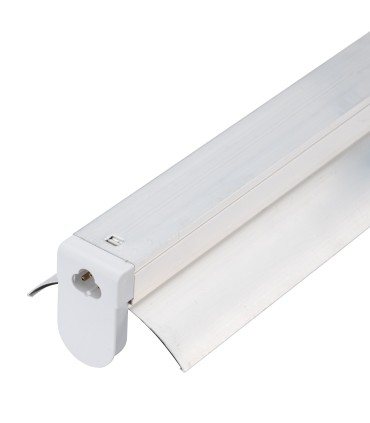 Regleta de Aluminio con Reflector para un Tubo de LEDs T8 600mm