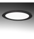 Placa de LEDs Circular Marco Negro 225mm 18W 1380Lm 30.000H