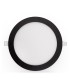 Placa de LEDs Circular Marco Negro 225mm 18W 1380Lm 30.000H
