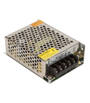 Transformador para Tiras de LEDs 12VDC 36W/3A IP25 Interior
