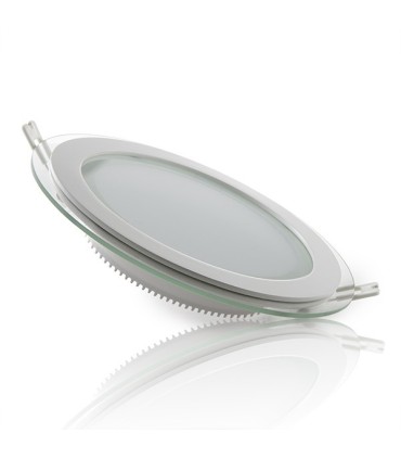 Downlight de LEDs Circular de LEDs con Cristal Ø200mm 18W 1500Lm 30.000H